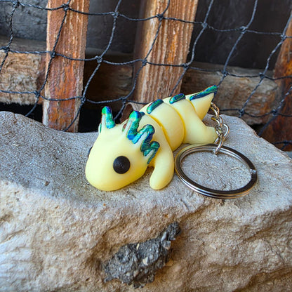 Baby Axolotl 3D Print - Keychain Accessory and Anti-stress Sensory Toy